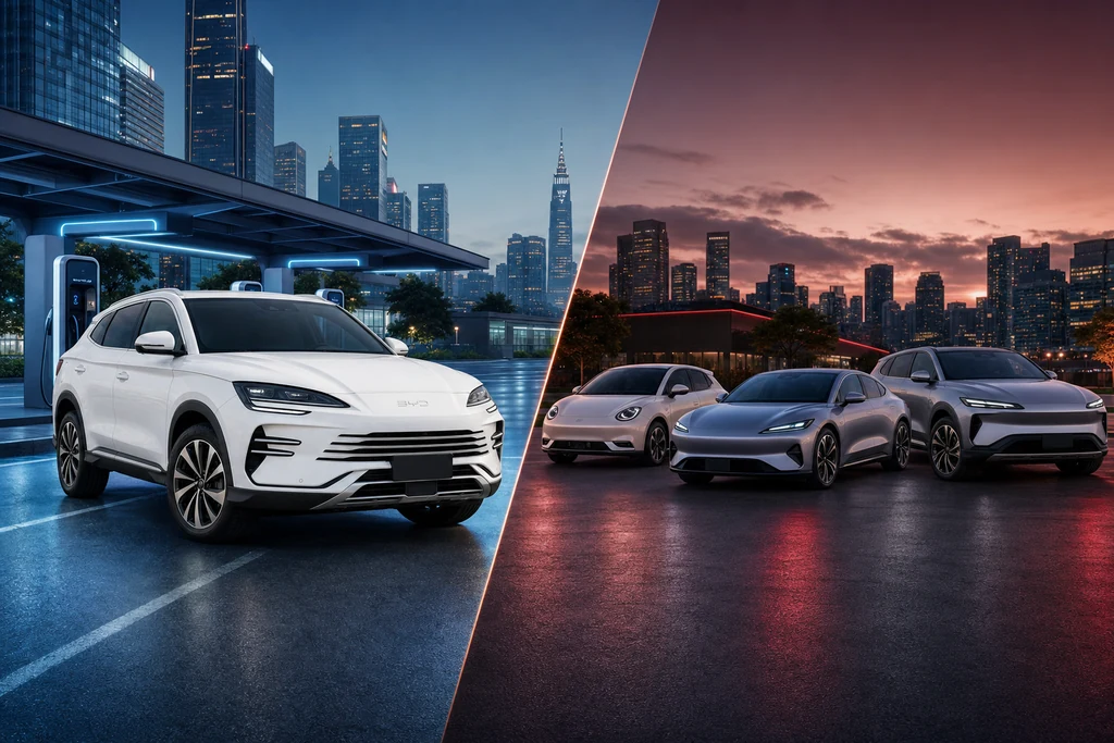 เทียบ BYD กับรถไฟฟ้าจีน MG GWM ORA Deepal NETA 2026